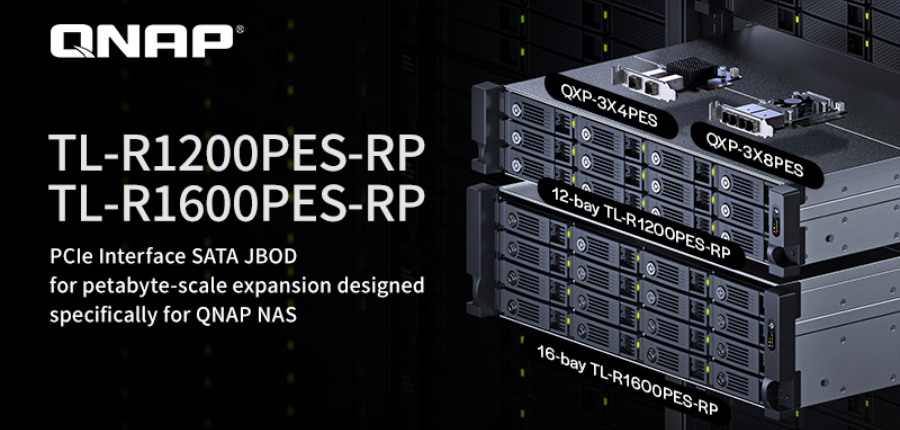 QNAP випускає нову серію корпусів для зберігання даних SATA HDD JBOD з інтерфейсом PCIe для зберігання петабайтного класу